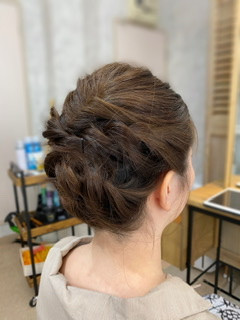 着物☆ヘアアレンジ☆長さアゴラインボブ